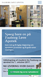 Mobile Screenshot of faaborgapotek.dk